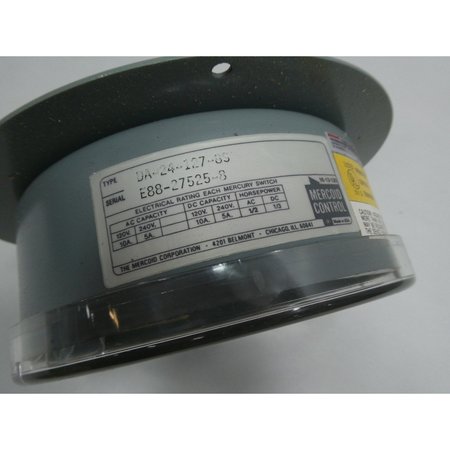 Mercoid 10-200Psi 120/240V-Ac 120/240V-Dc Pressure Switch DA-24-127-8S